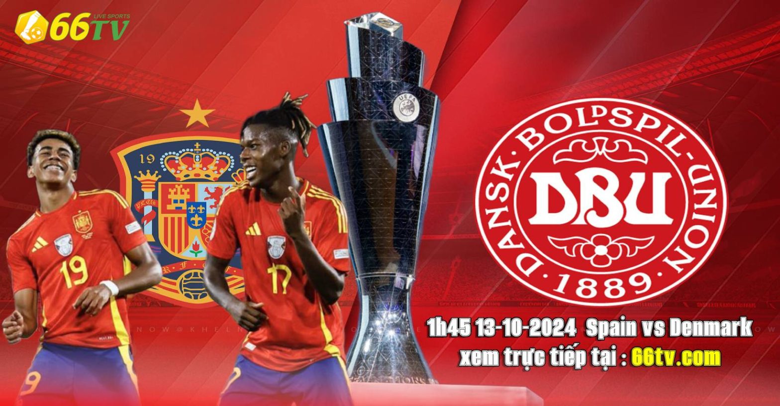 Nhận định Tây Ban Nha vs Đan Mạch ( 1h45 13/10 ): Sức mạnh bò tót