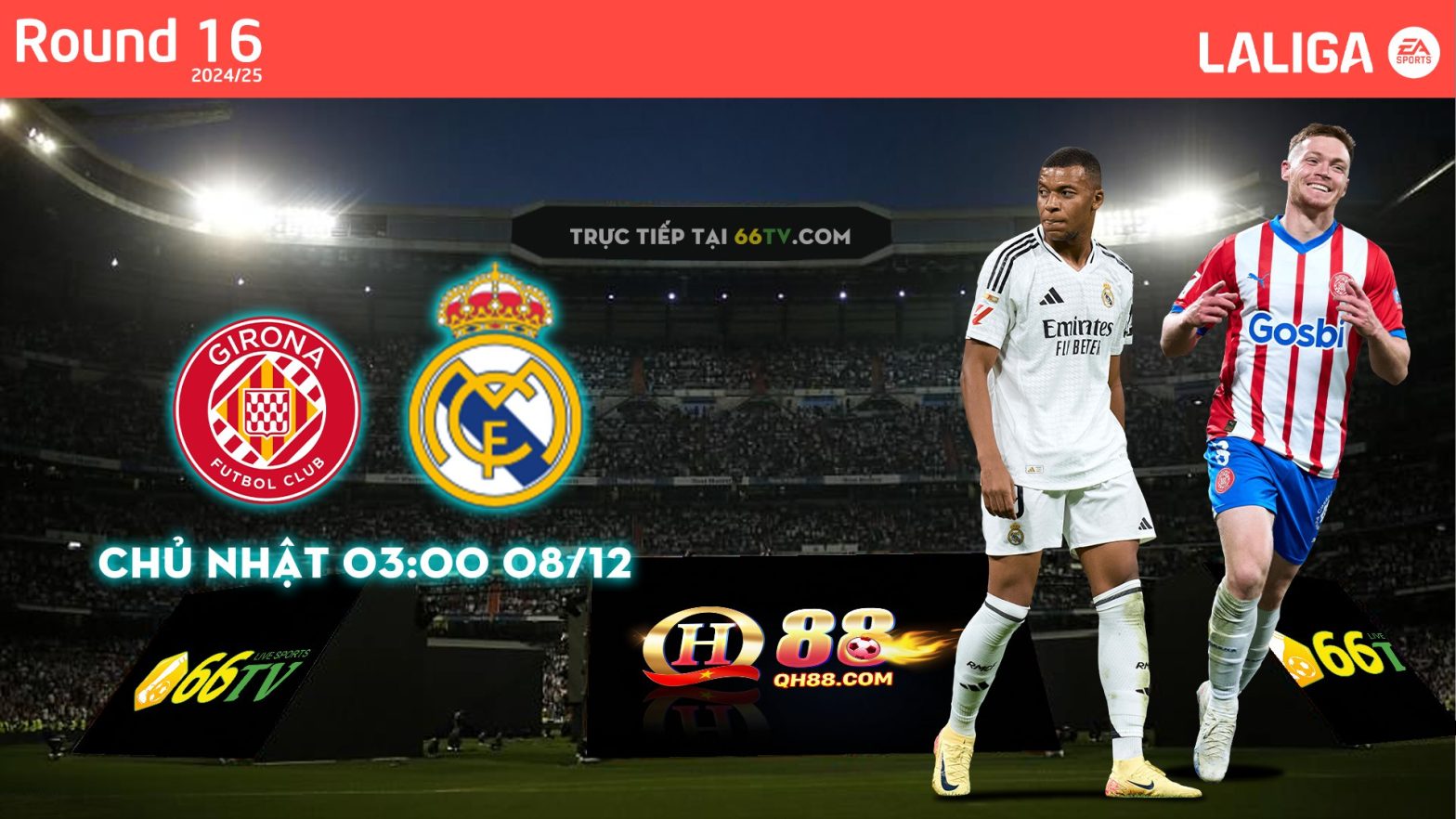 Nhận định Girona vs Real Madrid ( 03h00 8/12 ): Kéo dài thất vọng