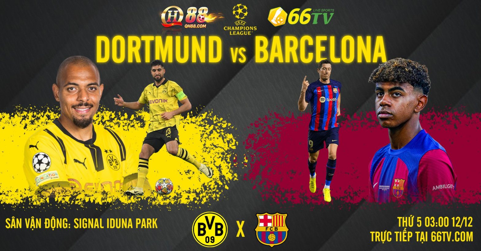 Nhận định Dortmund vs Barca ( 03h00 12/12 ): Giành điểm tại đất khách