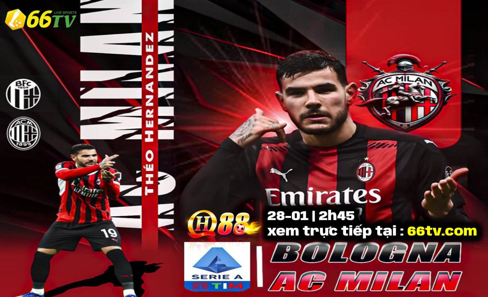 Nhận định Bologna vs AC Milan, 2h45 ngày 28/2: Cạm bẫy rình rập