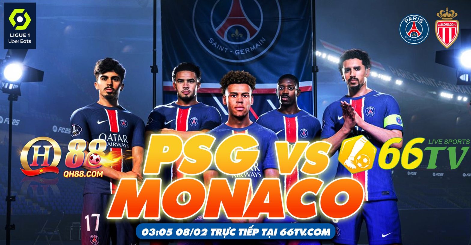 Nhận định PSG vs Monaco, 03h05 ngày 8/2: Đối thủ chưa xứng tầm