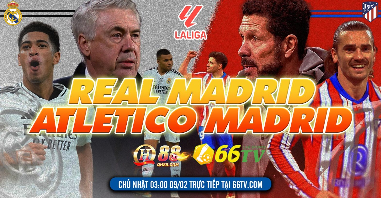 Real Madrid vs Atletico Madrid, 03h00 ngày 9/2: Nảy lửa và kịch tính