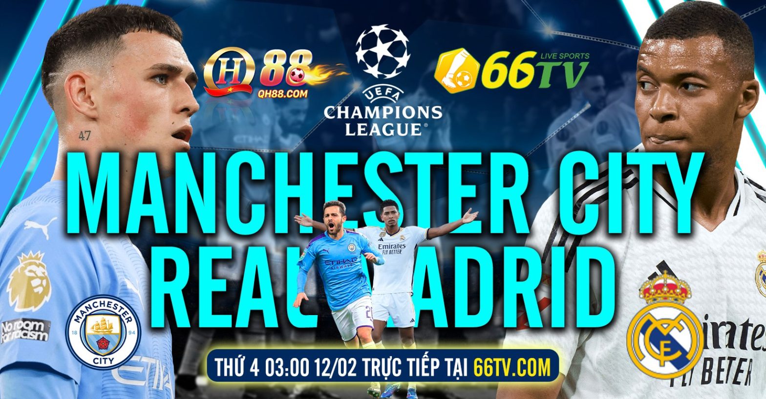 Tổng hợp trận đấu : Manchester City vs Real Madrid