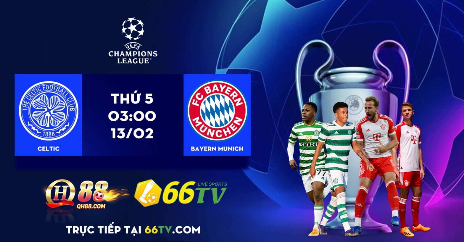 Nhận định Celtic vs Bayern Munich , 03h00 ngày 13/2: Hùm xám xơi mồi