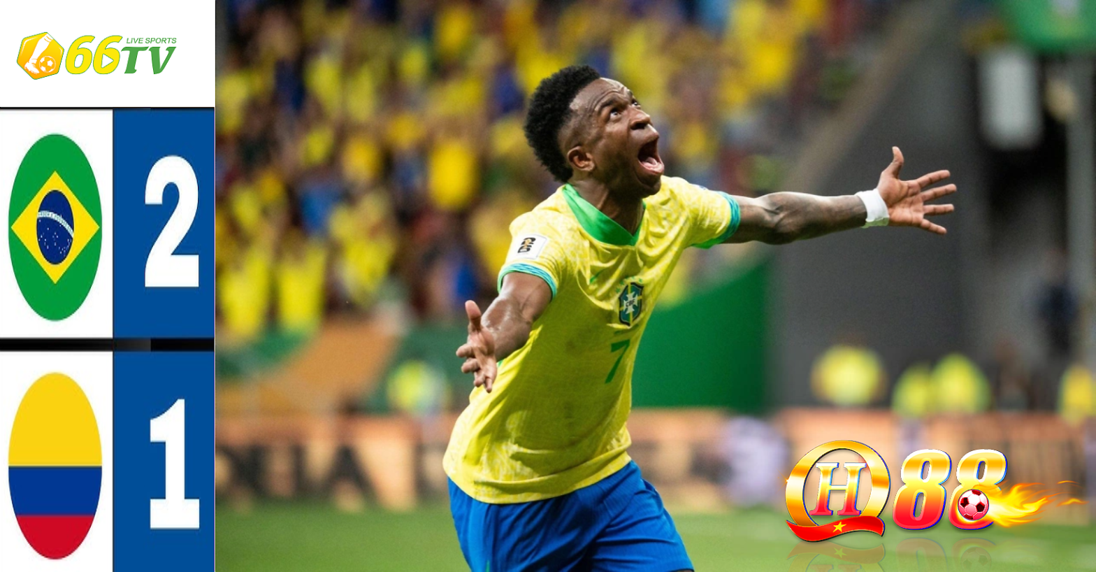 Điểm nhấn Brazil 2-1 Colombia: Vinicius lập siêu phẩm; Tiếc nuối của James