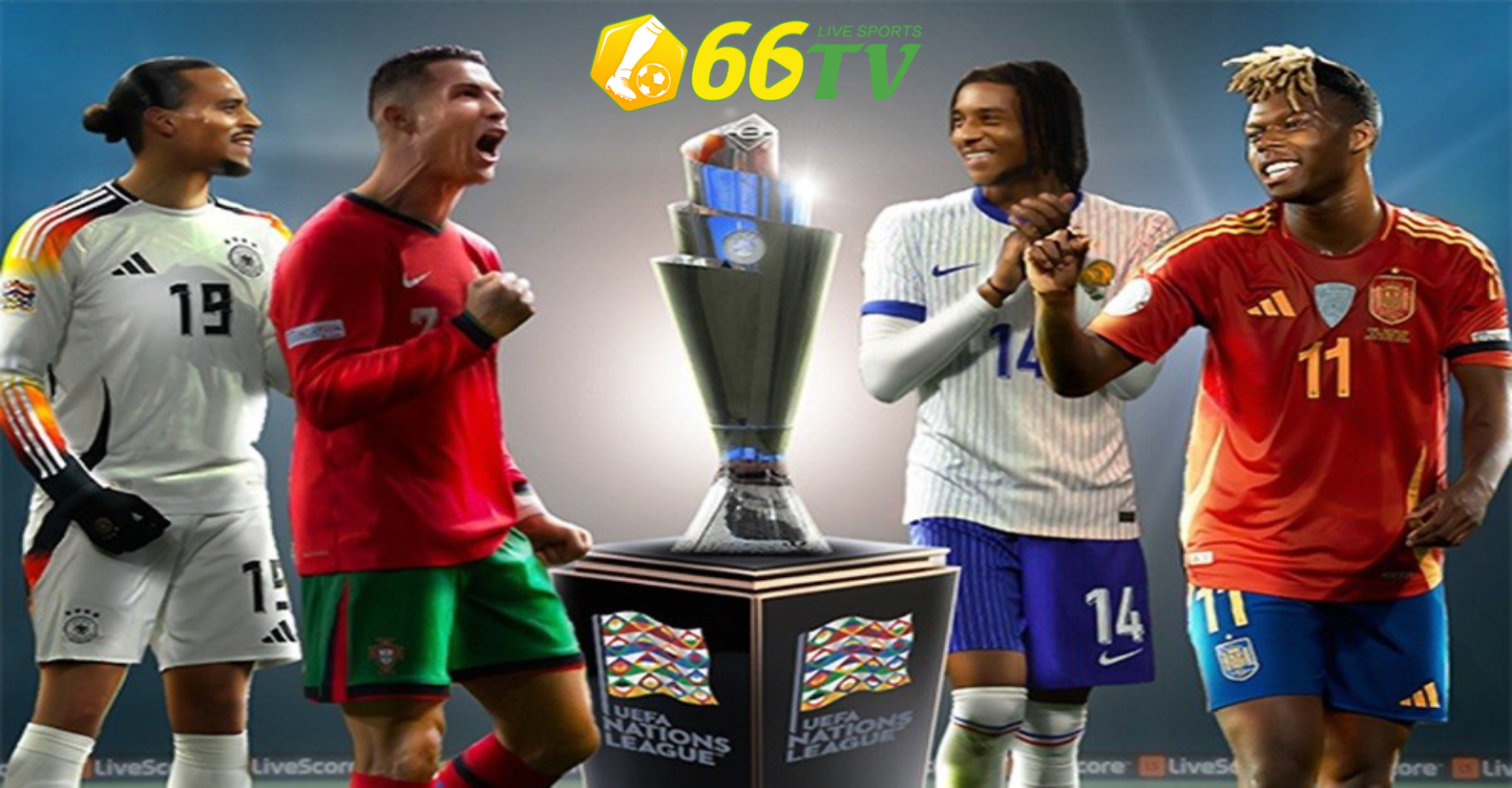 Đã xác định 2 cặp bán kết Nations League 2024-25