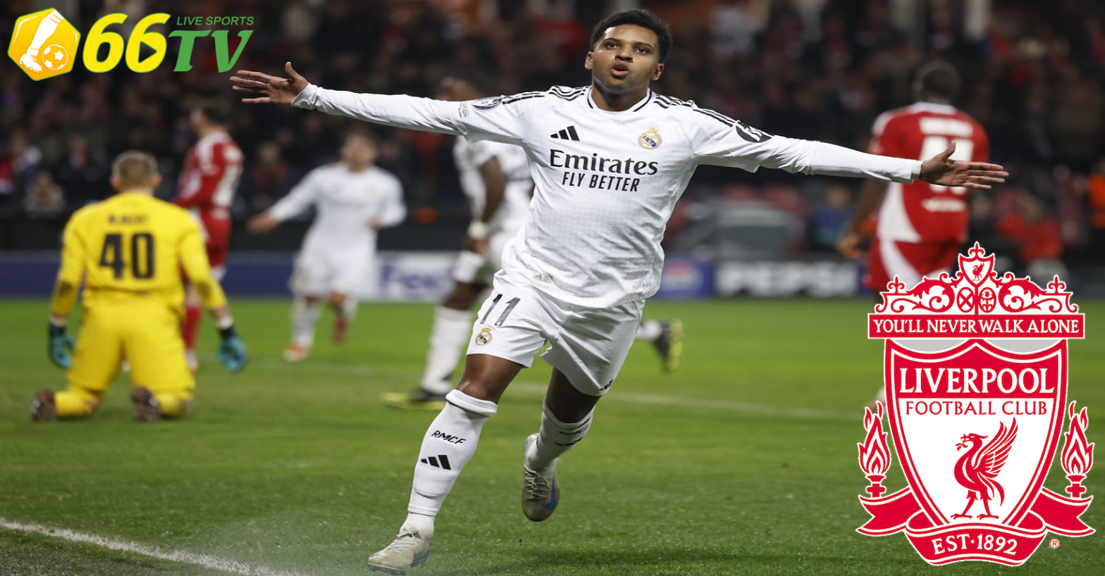 Liverpool sẵn sàng phá kỷ lục CLB mua Rodrygo thay thế Salah