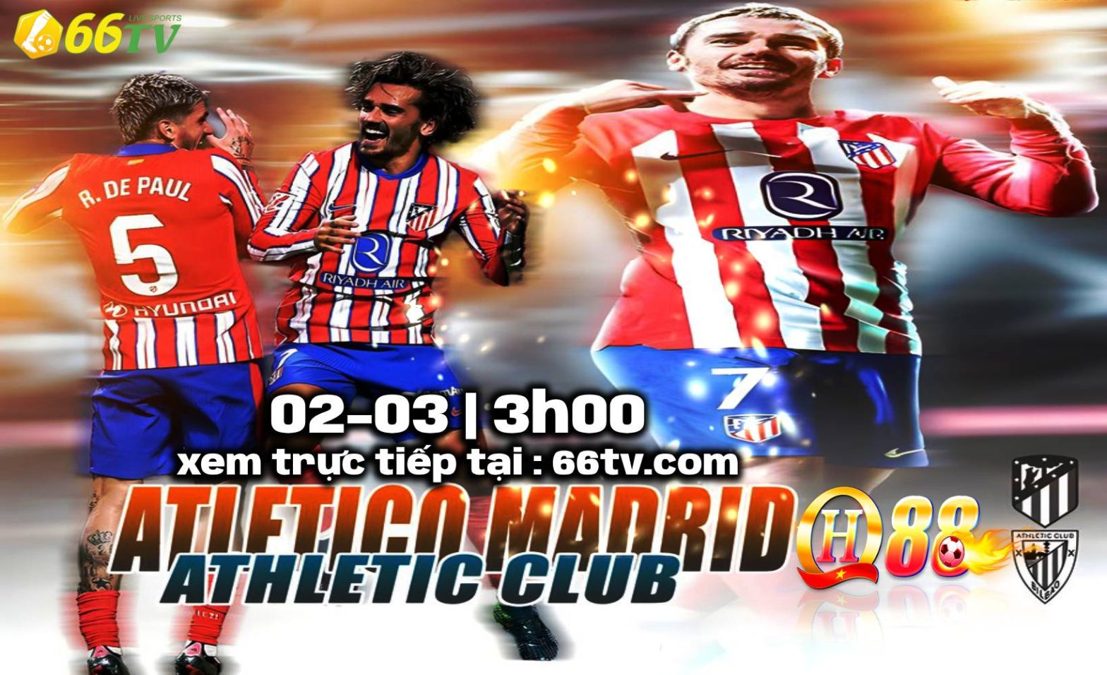 Nhận định Atletico Madrid vs Athletic Bilbao ngày 02/03 3h00 : chiến thắng tối thiểu