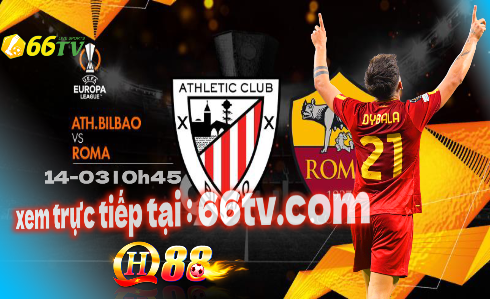 Nhận định Athletic Bilbao vs Roma 00h45 ngày 14/03. Thành Rome kiên cường