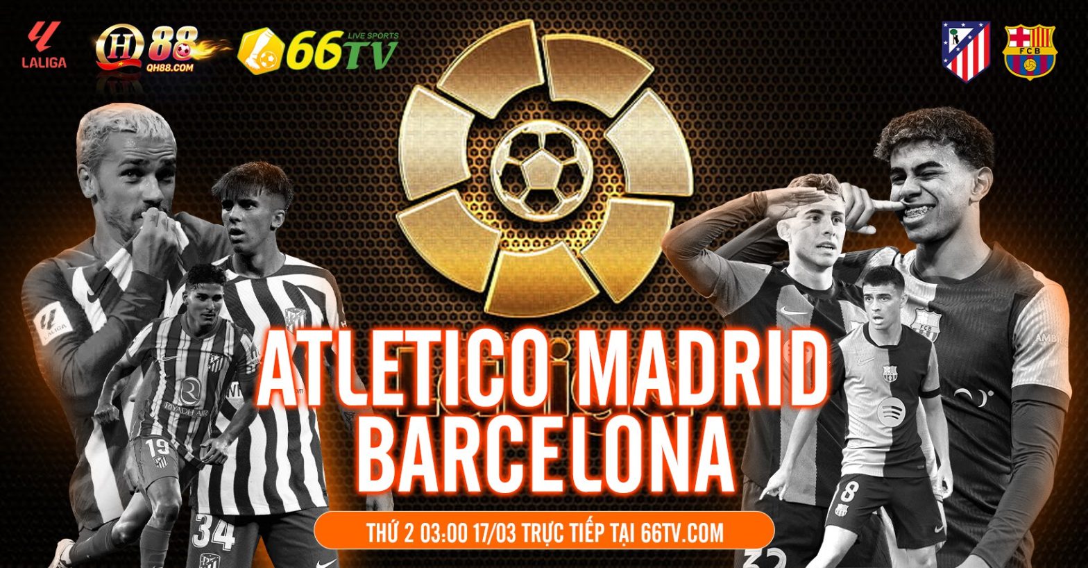 Nhận định  Atletico vs Barca, 03h00 ngày 17/3: Ca khúc khải hoàn
