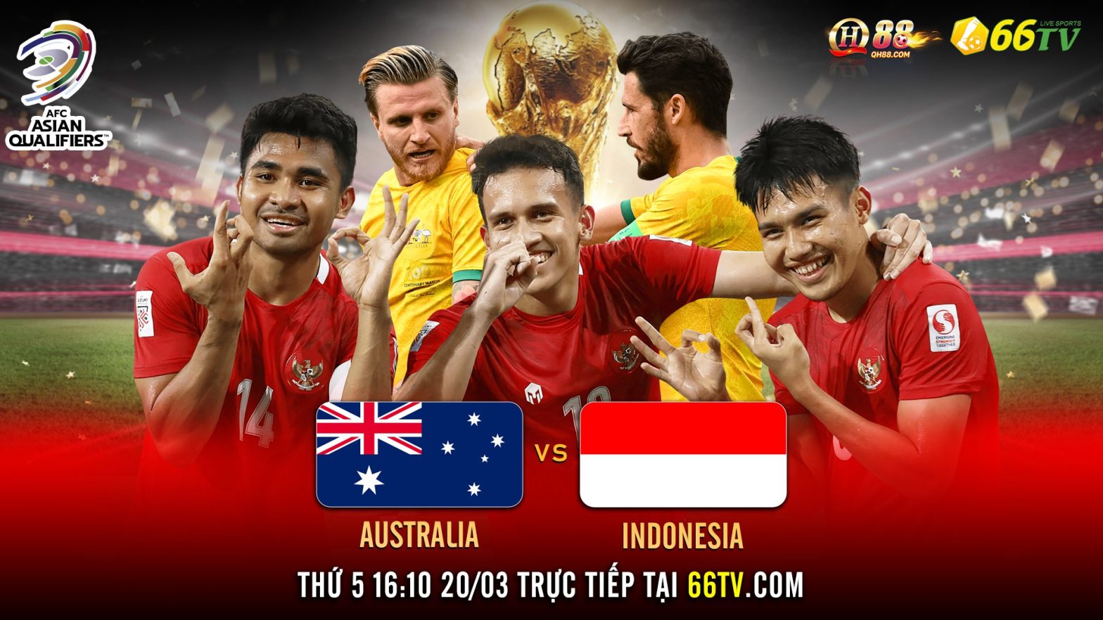 Nhận định bóng đá Australia vs Indonesia, 16h10 ngày 20/3: Bước ngoặt số phận