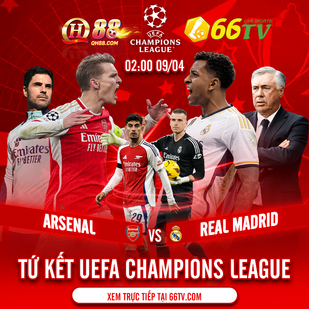 Nhận định Arsenal vs Real Madrid 2h00 ngày 9/04, Tứ kết lượt đi Champions League