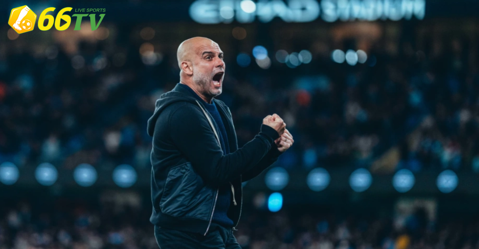 Pep Guardiola ăn mừng như thể vô địch
