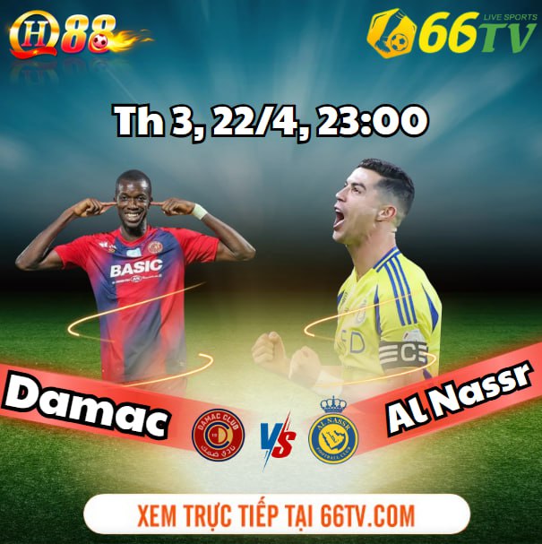 Nhận định bóng đá Damac vs Al Nassr, 23h05 ngày 22/4, vòng 29 Saudi Pro League vòng 29 – Ronaldo sẽ giúp Al Nassr giành 3 điểm trên sân Damac