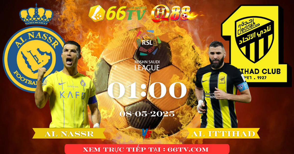 Nhận định bóng đá Al Nassr vs Al Ittihad, 01h00 ngày 8/5: Cristiano Ronaldo sẽ giúp Al Nassr giành 3 điểm?