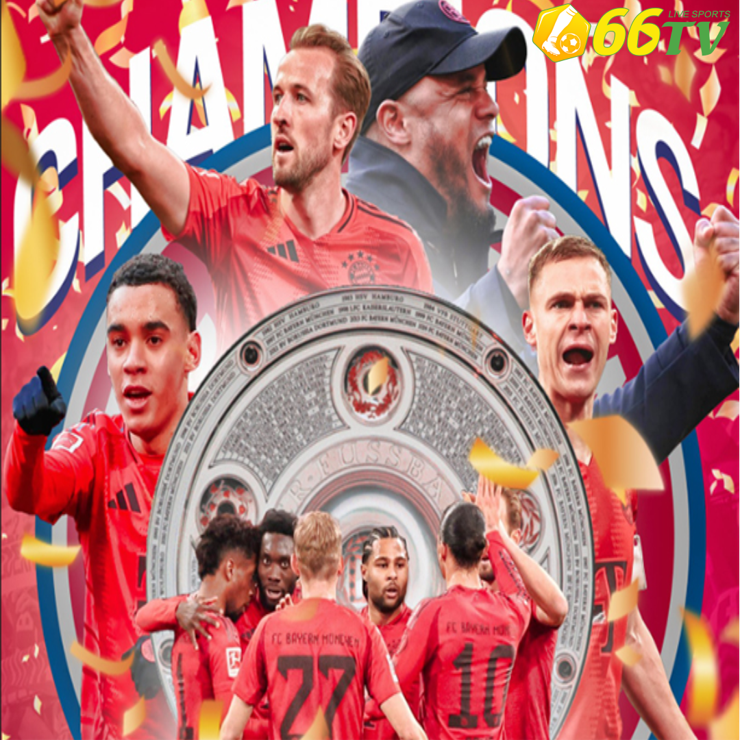 Bayern chính thức vô địch Bundesliga 2024-25