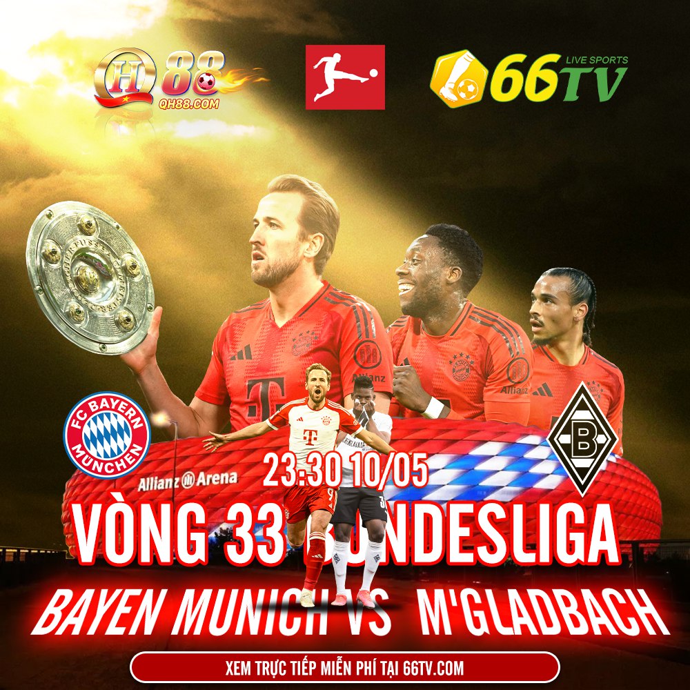 Nhận định bóng đá Bayern vs M’Gladbach, 23h30 ngày 10/5: Thắng to mừng chức vô địch
